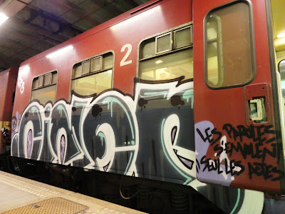 Graffiti on the Train