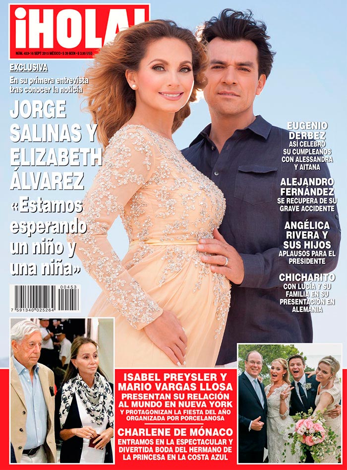Costa Flavor Jorge Salinas And Elizabeth Alvarez In The Magazine Hola Mexico