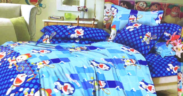 Sprei Anak Motif Doraemon sprei anak motif doraemon