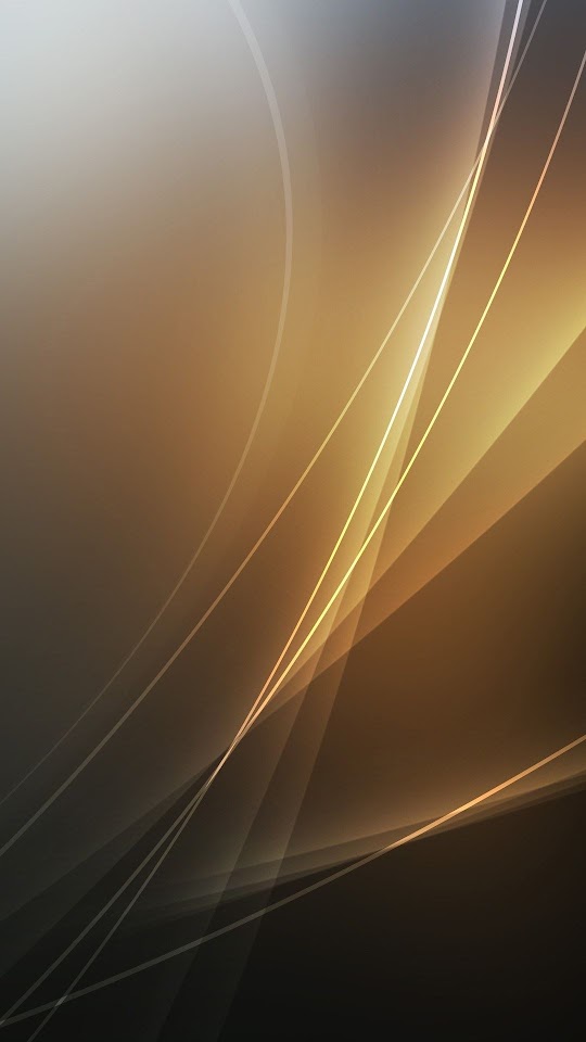 Abstract Golden Light Lines Android Wallpaper