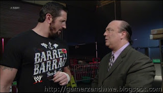Wade Barrett and Paul Heyman on WWE raw held on 05/11/2012