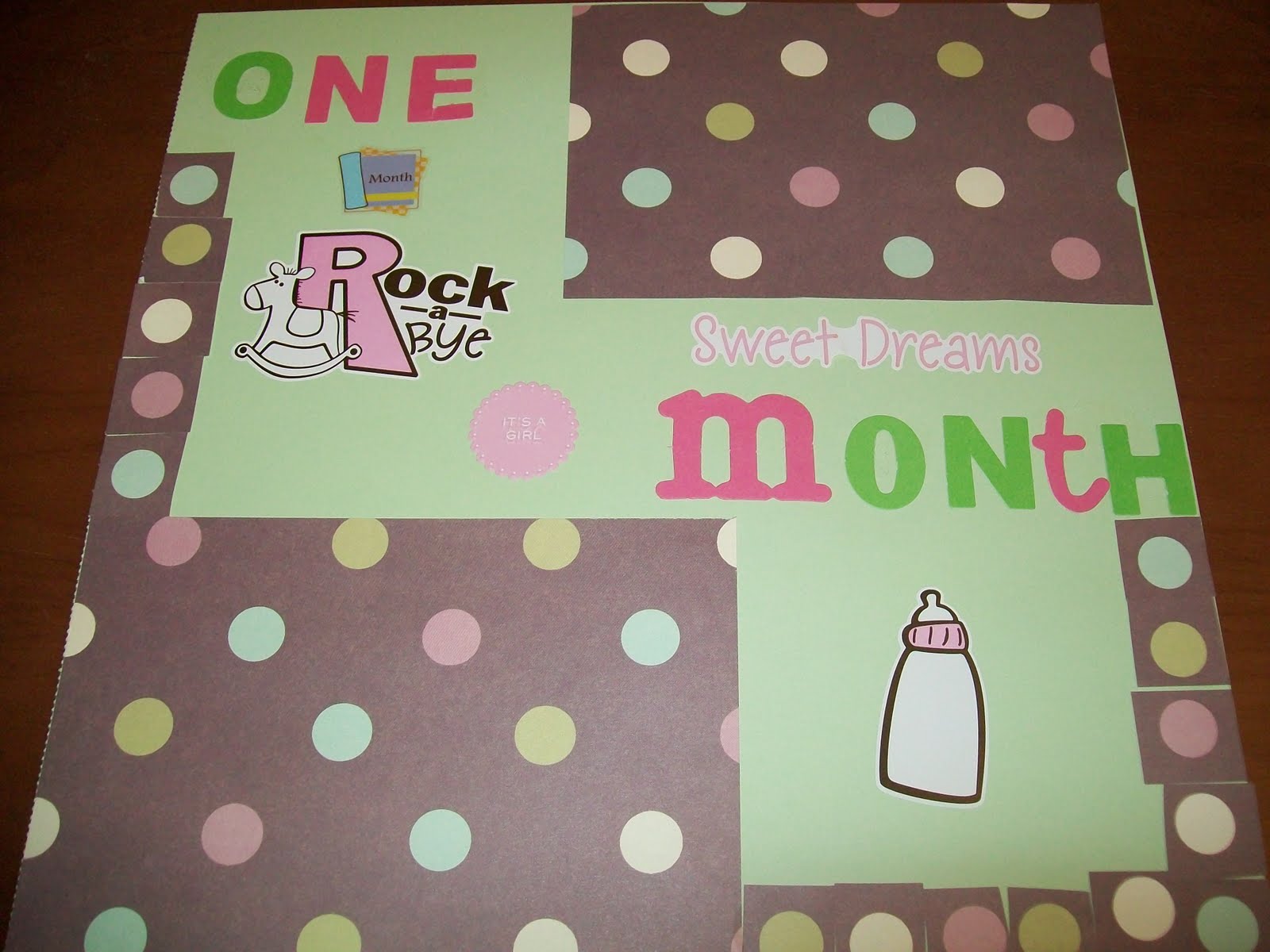 Creative Spice Baby's First Year PreMade Scrapbook Gift