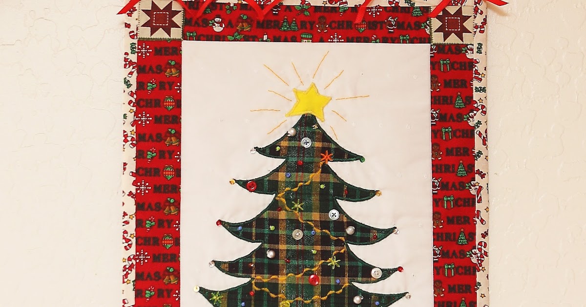 Daisydoodle: Christmas Tree Wall Hanging