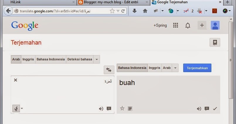 Terjemahkan bahasa indonesia