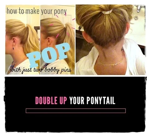 Beauty Hack #3: Double Up Your Ponytail