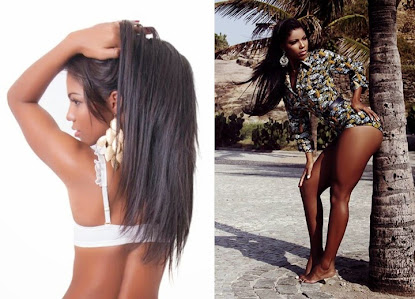 Cacirlane Santana, modelo baiana mostra por que foi selecionada para um trabalho à época da Copa do