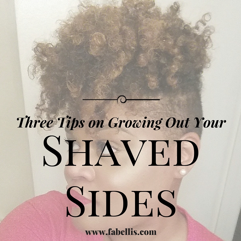 Natural Hair Three Tips On Growing Out Your Shaved Sides Fabellis