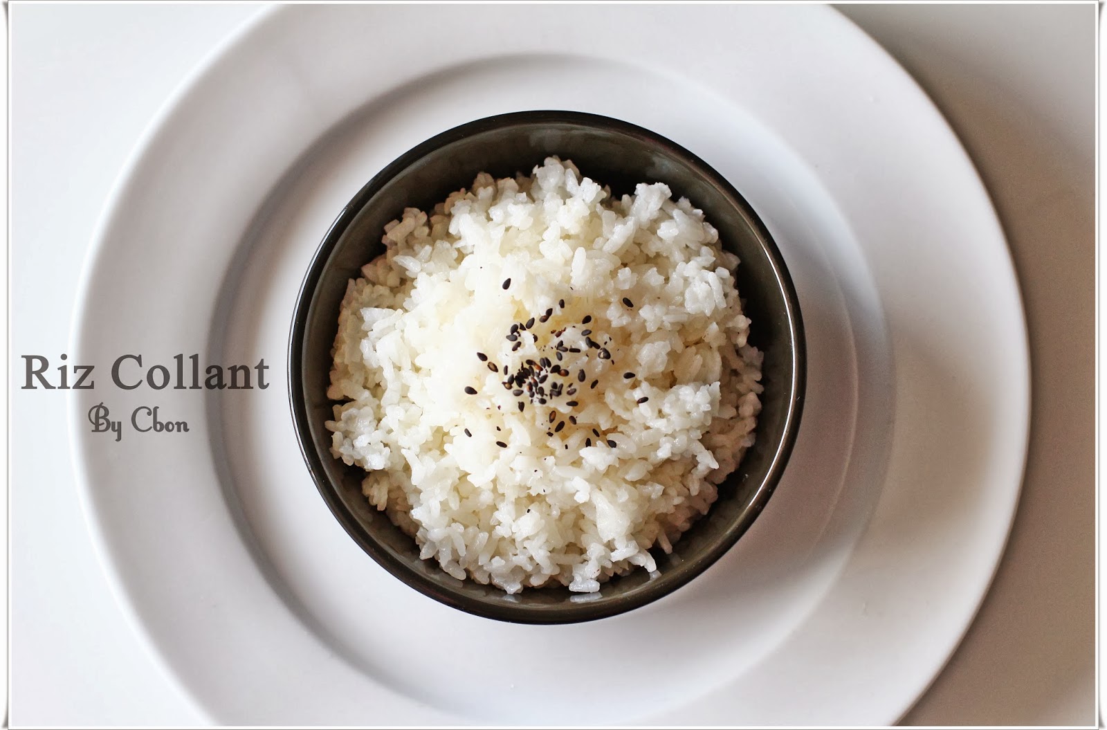 cbon Riz collant dans une casserole