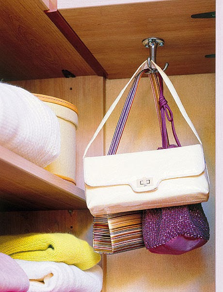 Neo arquitecturaymas: Ideas para organizar tus bolsos en el armario