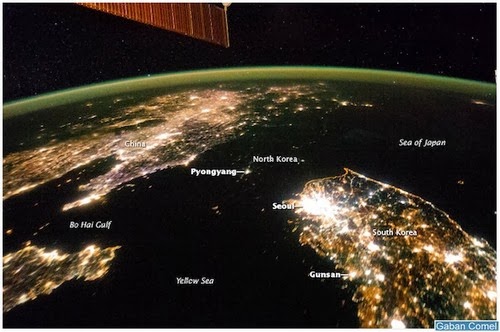 Foto Dari Angkasa Betapa Gelapnya Korea Utara Diwaktu Malam Foto Dari Angkasa Betapa Gelapnya Korea Utara Diwaktu Malam