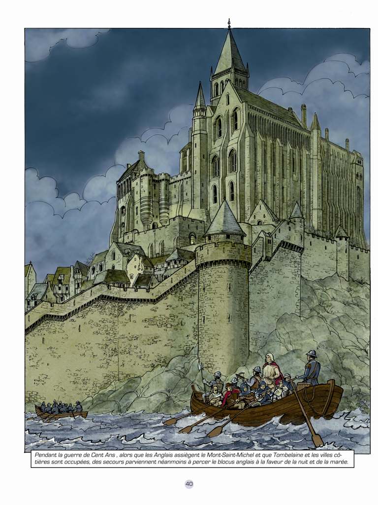 Critique D Album Les Voyages De Jhen Tome 11 Le Mont Saint Michel Par Yves Plateau Collection Jacques Martin Casterman