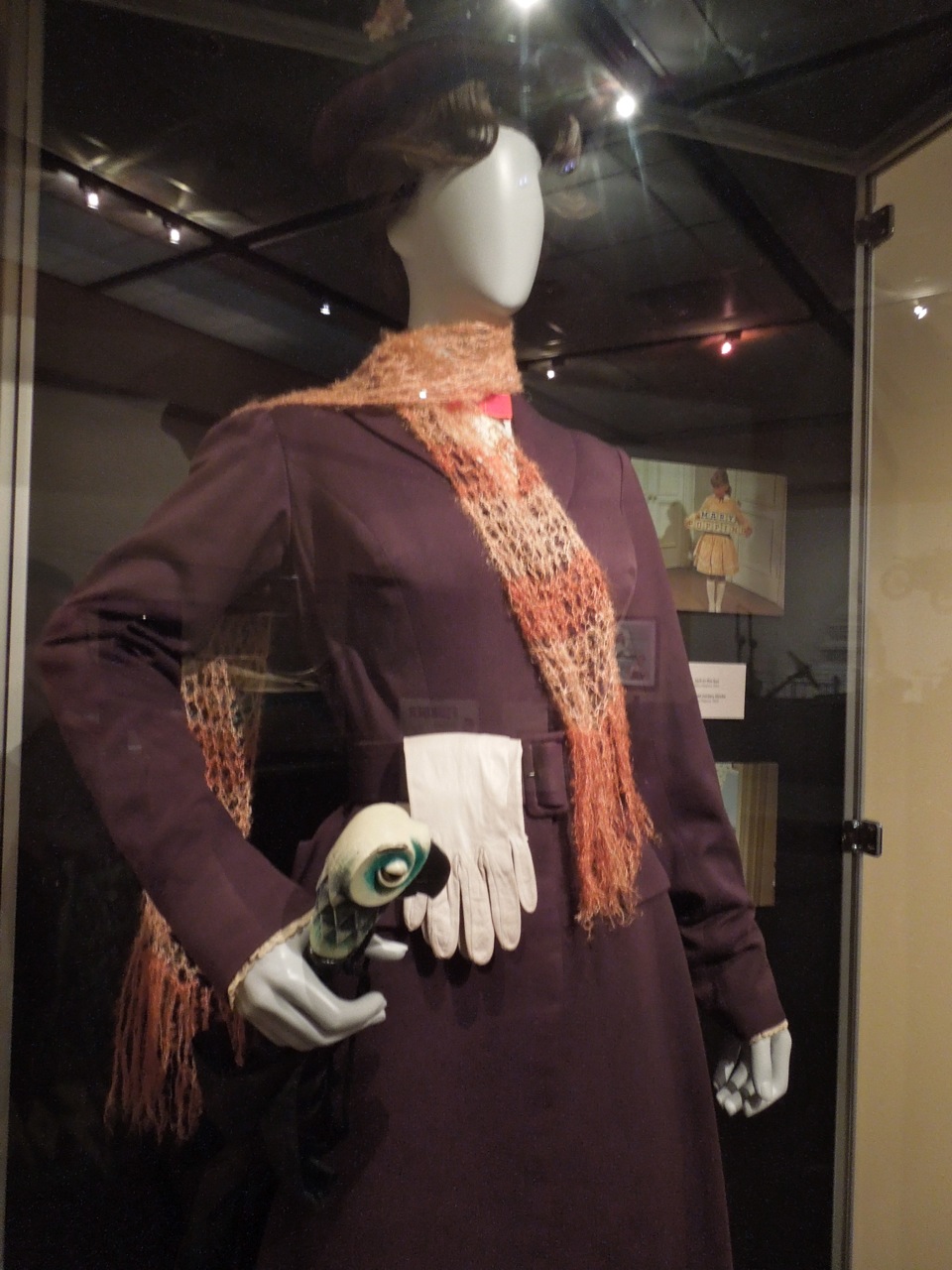 Julie Andrews iconic Mary Poppins costume on display... Hollywood Movie Costumes