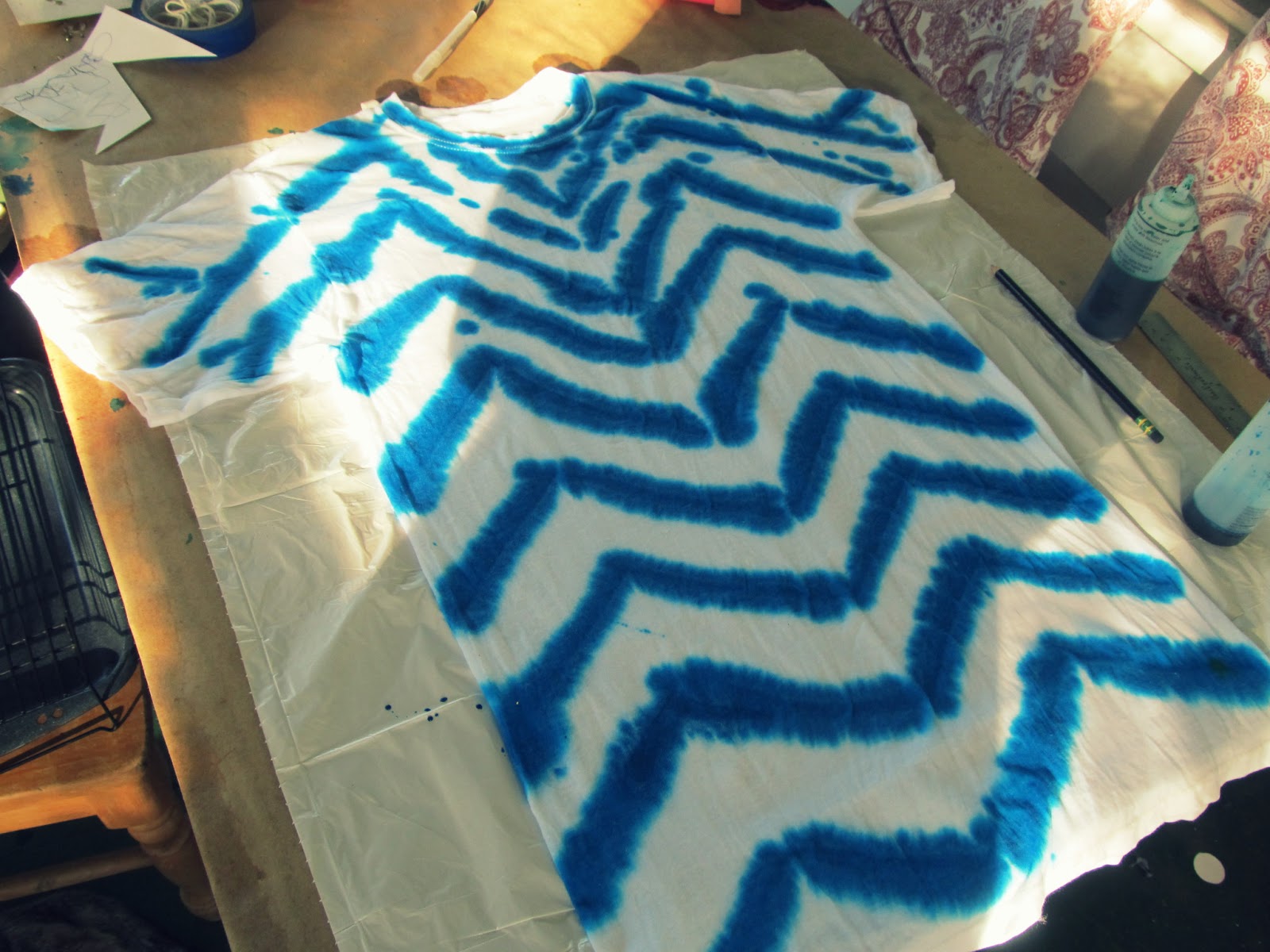 WobiSobi Chevron TieDye Halter, DIY