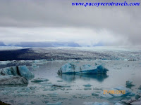 Laguna glaciar de Fjallsarlon en Islandia