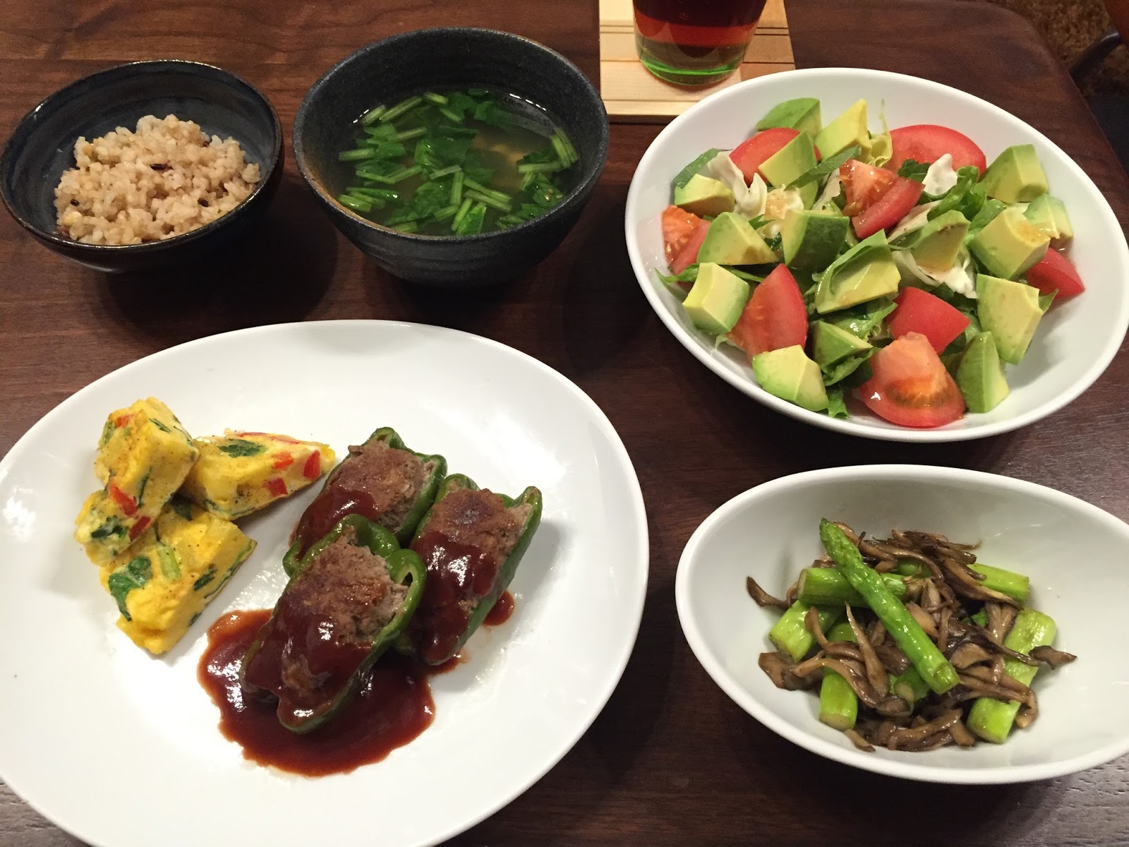 てっちゃんちのおいしい献立 ピーマンの肉詰め 今日からプチ糖質制限ダイエット