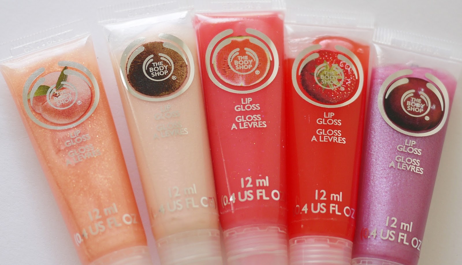Making up 4 my age The Body Shop Flavoured lip gloss tubes
