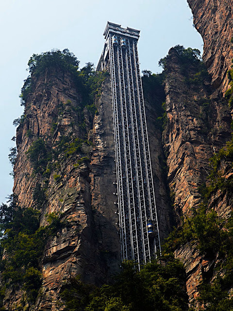 The Bailong Elevator  Zhangjiajie