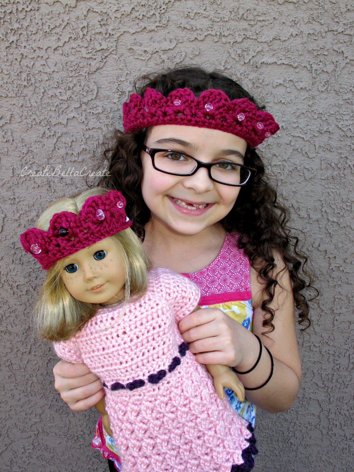 createbellacreate Crochet Pattern American Girl Tiara