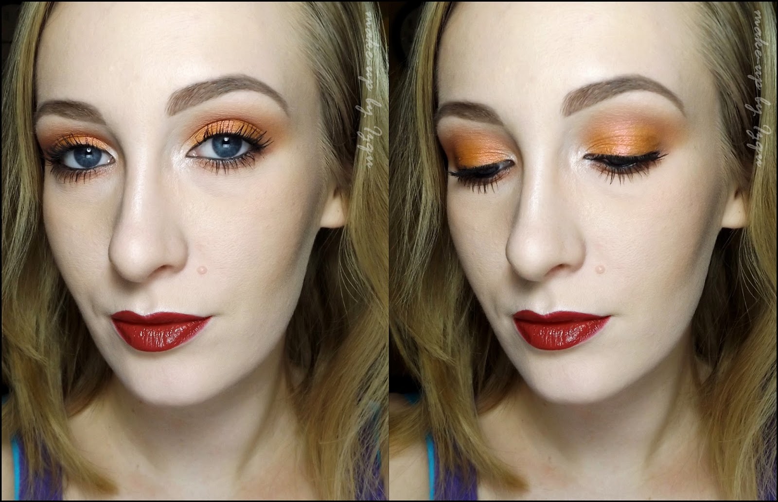 Make Up By Izqu Złotobrąz Delikatny Słoneczny Makijaż Dla