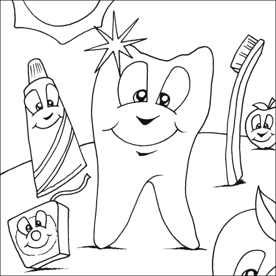 Jogos do Homem de Ferro: Desenhos de dentista para imprimir e colorir