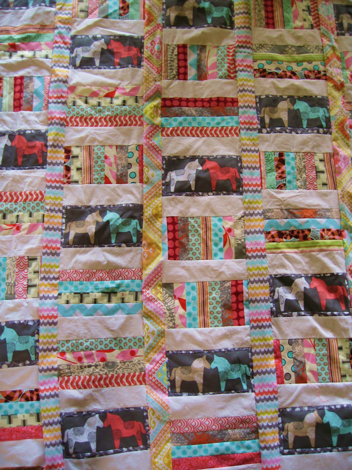 Musings by Artslice Dala Horse Quilt