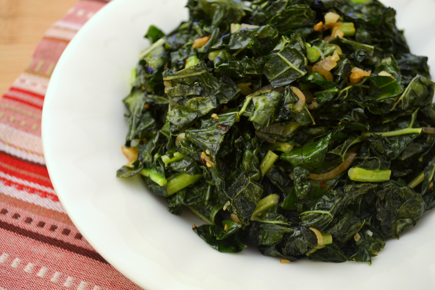 K&K Test Kitchen Slow Cooked Kale