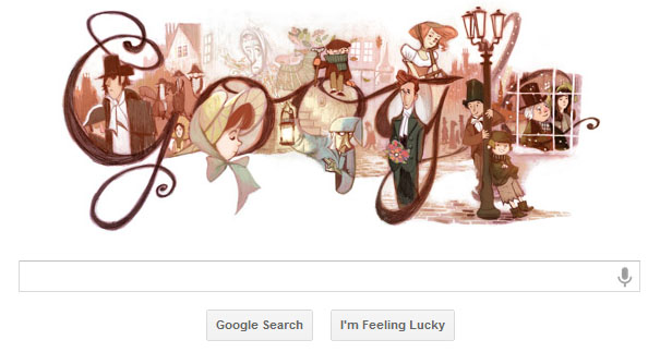 charles dickens 200th birthday.jpg Charles Dickens' Birthday – Google doodle