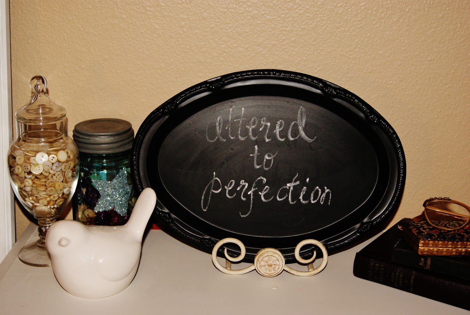 Altered to Perfection Pinned and Tried Chalkboard Painted Trays