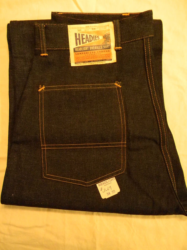 1950's Headlight Headies Jeans Rivet Head