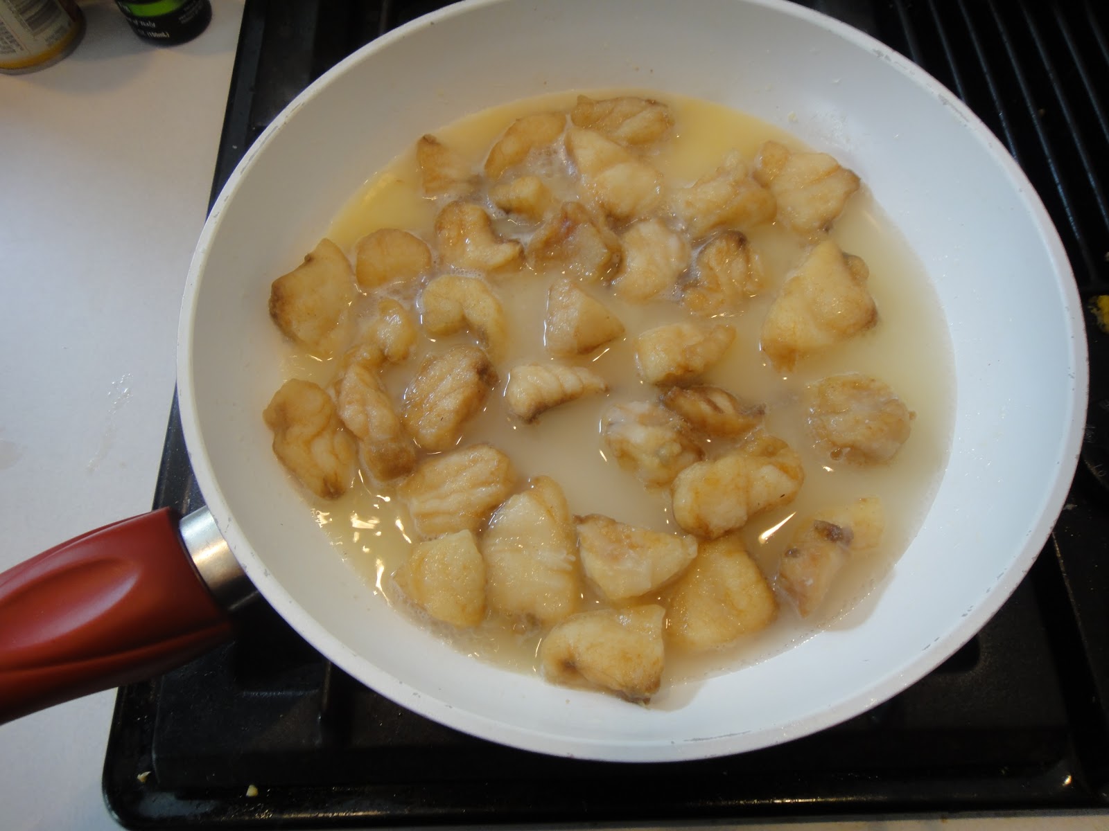 Highly Experimental Lidia Bastianich's Monkfish in Lemon Brodetto