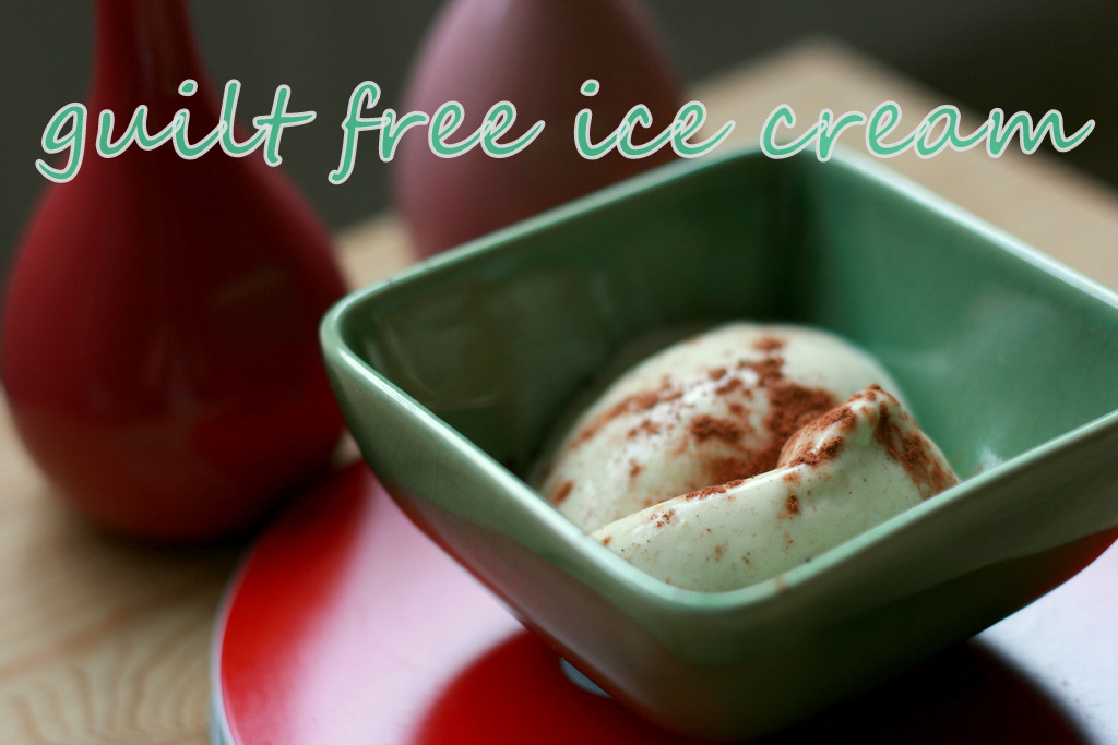 Food, unplugged Guiltfree ice cream