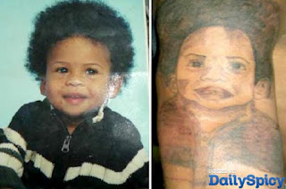 failed tattoo: ugly little boy