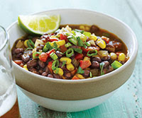 Black Bean Chili with Dark Ale