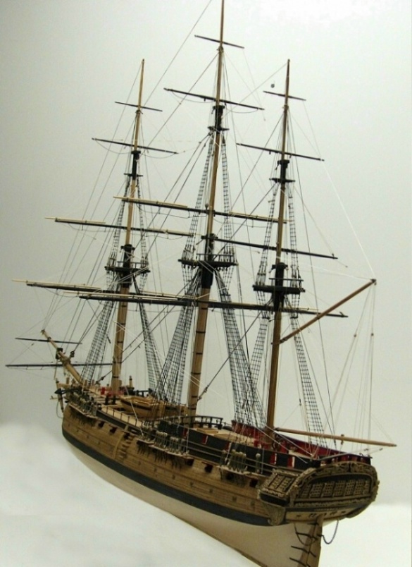 A fully Rigged Model Shipways Confederacy....... Wood ship model kits