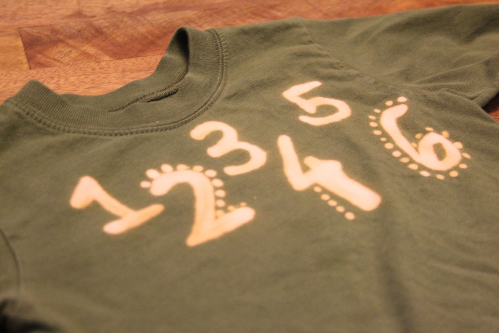 ReMadeSimple Bleach Pen Fabric Art