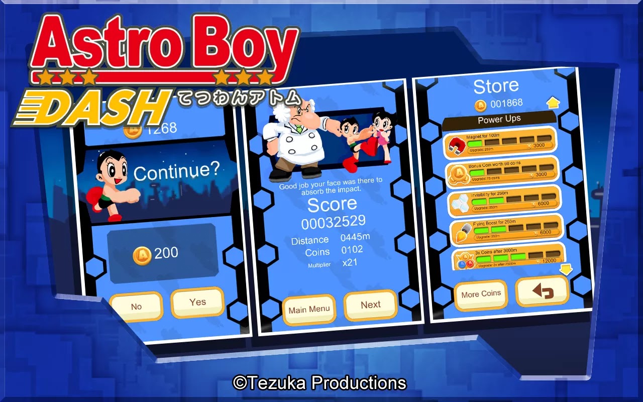 Descargar Astro Boy Dash v1.4.3 Mod Unlimited Coins/Gems full