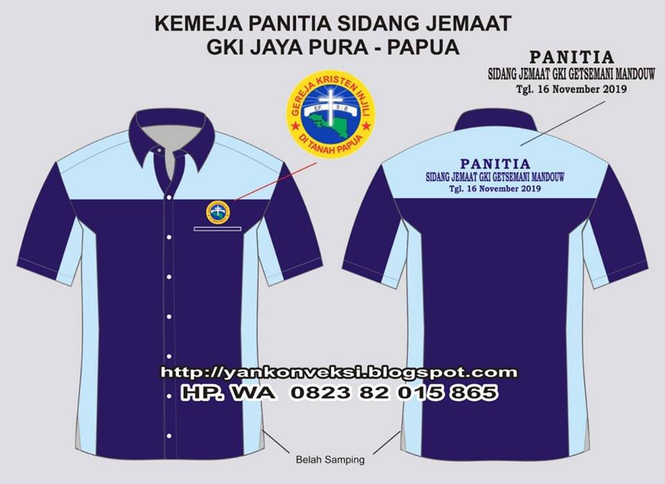 KEMEJA PANITIA GKI PAPUA