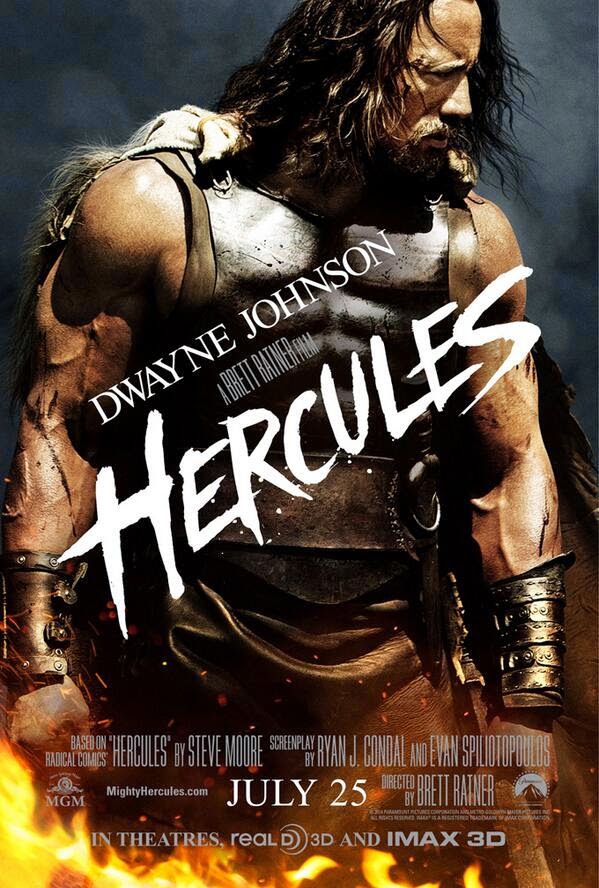 Poster de Hércules con Dwayne Johnson Poster de Hércules con Dwayne Johnson