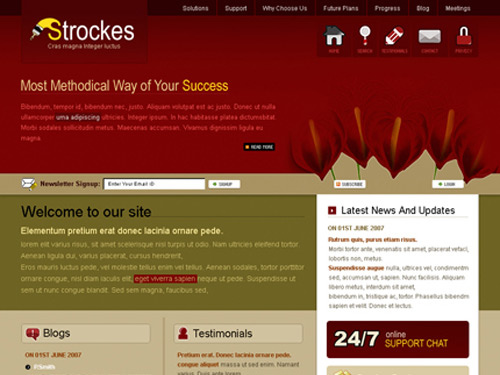 Top 10 Free Templates For Website Professional Templates Photoshop Free Website Templates For Academy
