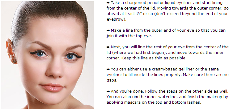 Eyeliner Styles and How to Apply Them ~ Makeup & Beauty Tips