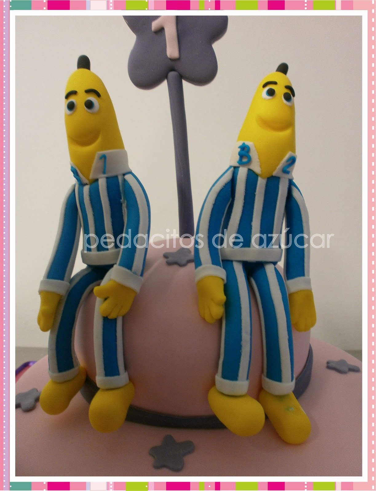 Pedacitos de Azúcar TARTA BANANAS EN PIJAMAS.