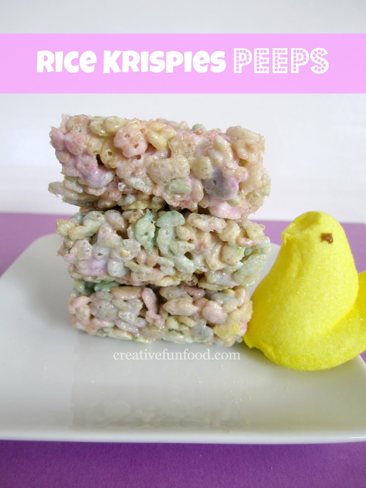 Creative Food Rice Krispies PEEPS and over 20 PEEPS ideas!