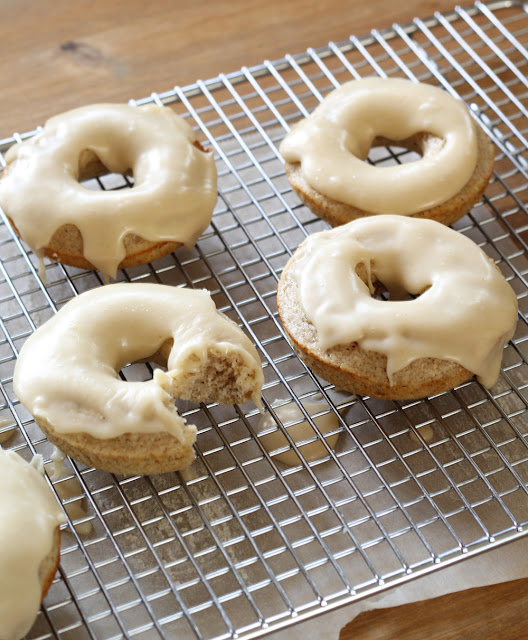 Baked Chai Donuts with a Brown Butter Glaze | sweetpeasandsaffron.com