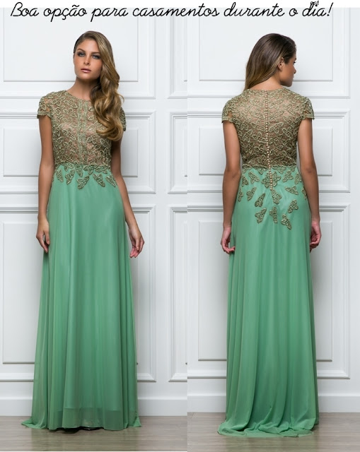 vestido madrinha moda evangelica