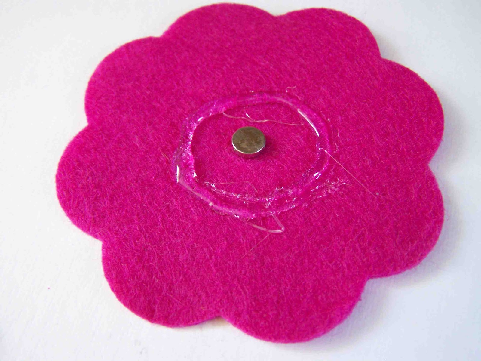 Made by Me. Shared with you. DIY Mother's Day Felt Flower