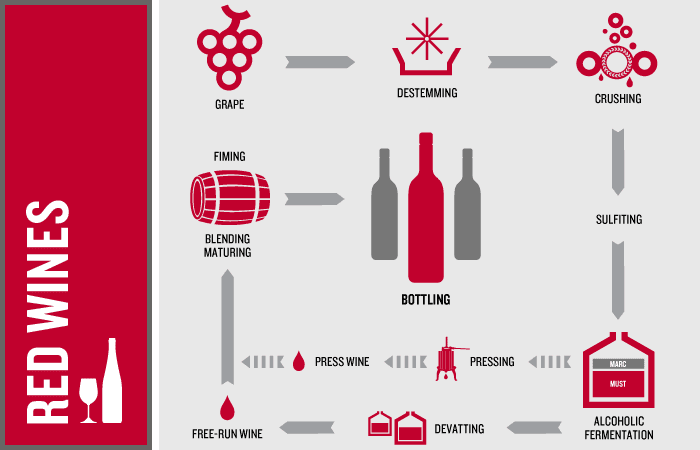 Chart Of Red Wines