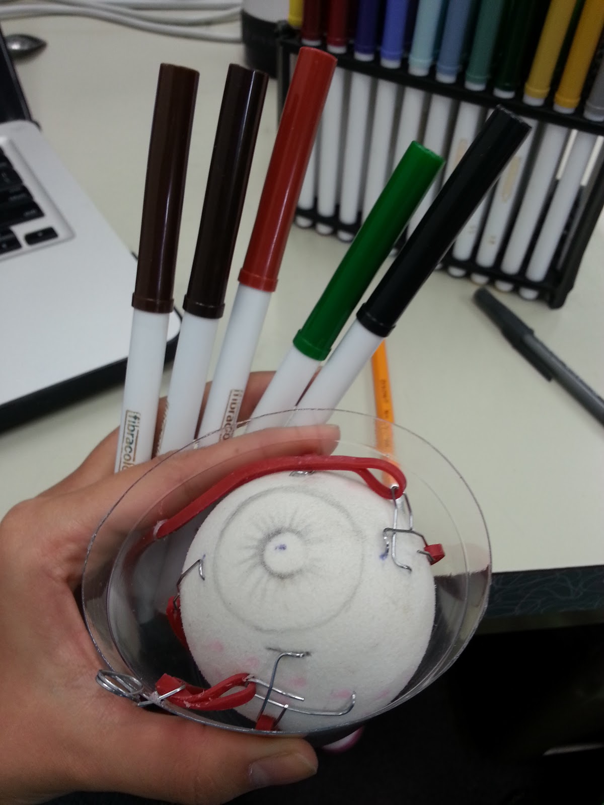 discordia DIY Foam Eyeball Science Project or Creepy Halloween Prop?