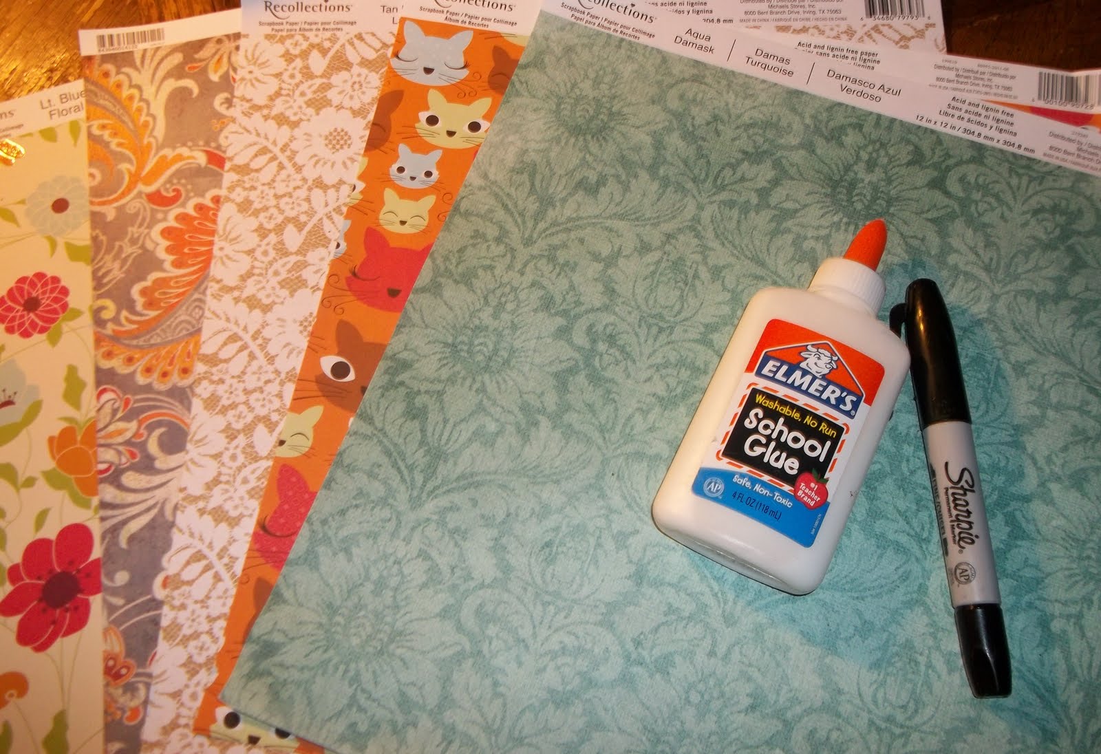 Whimsically Homemade Scrapbook Paper Envelopes