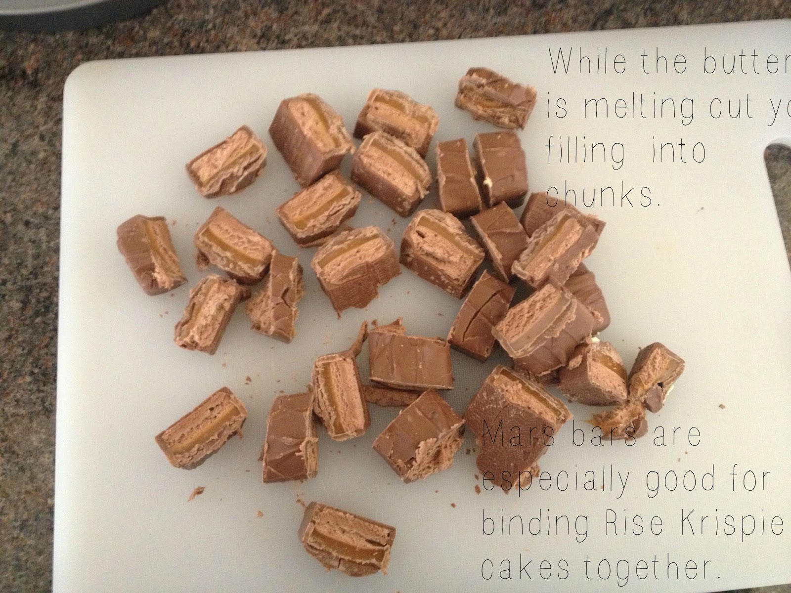 Confetti Letters Recipe // Mars Bar Rice Krispie Cake