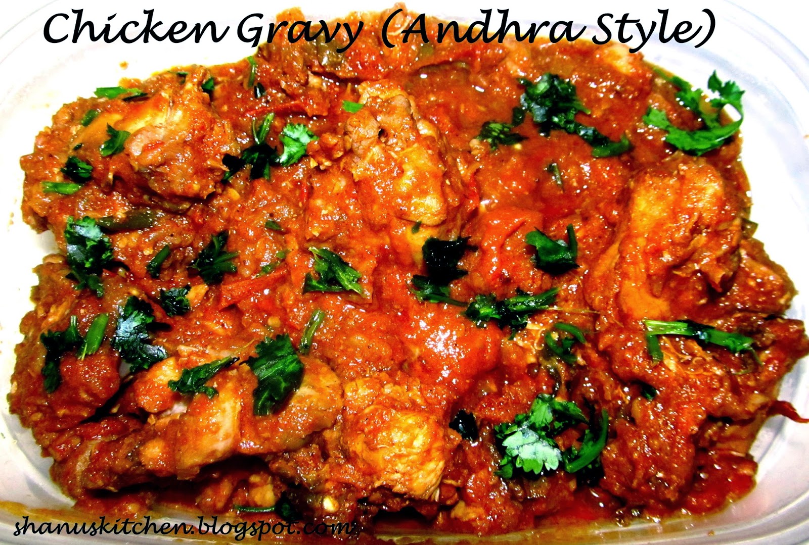 Chicken Gravy (Andhra Style)